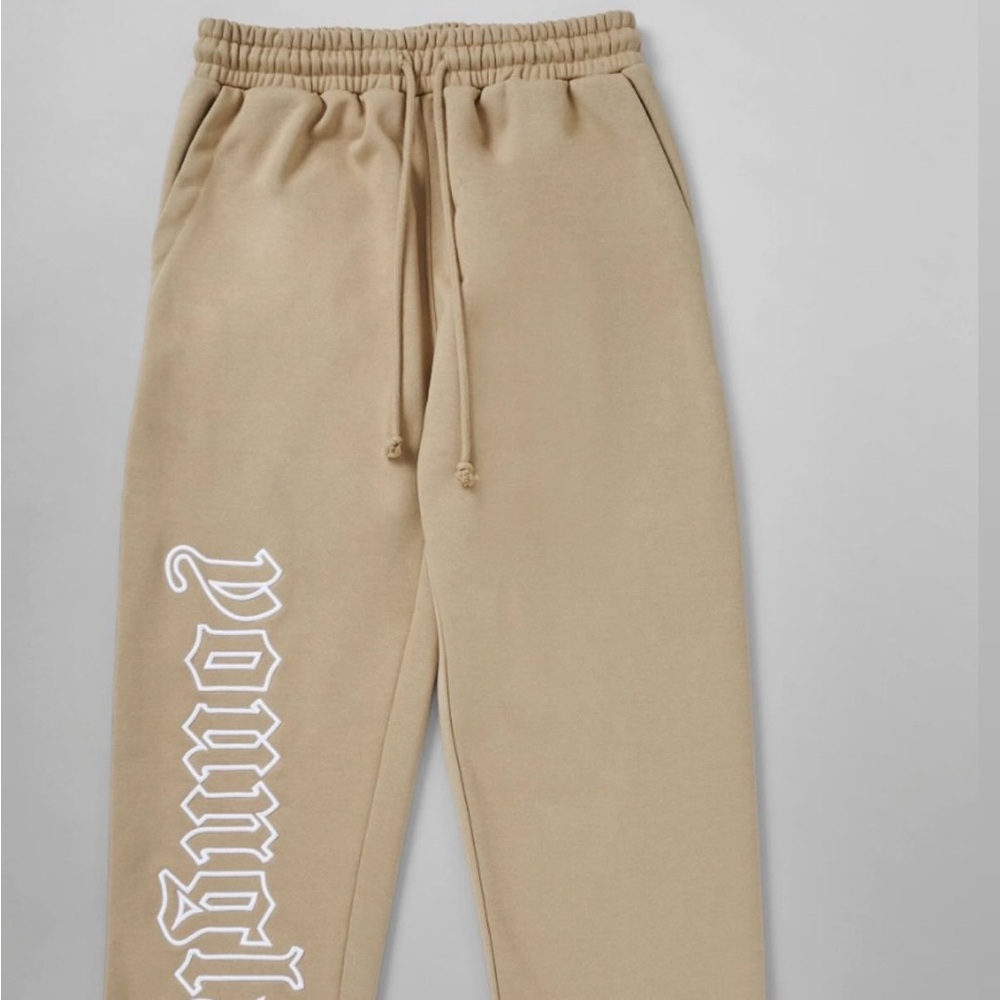 YoungLA men/women Joggers with White Logo